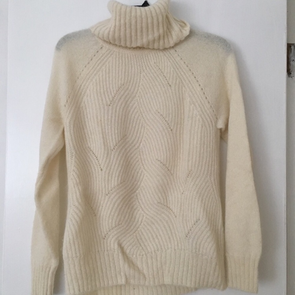 Rebecca Taylor Brushed Pointelle Sweater! Size S